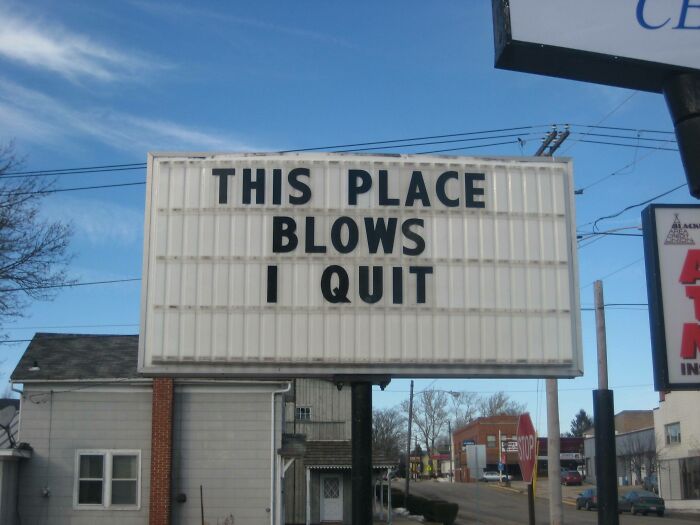 quitting stories - ways people quit - quit billboard - This Place Blows | Quit Alan Che In