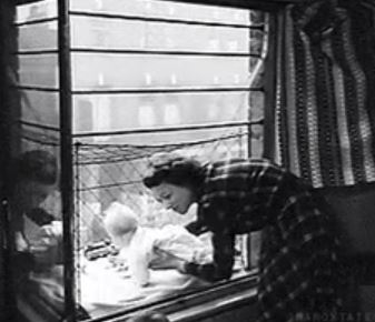 In the 1930s, Londoners used to hang ‘baby cages’ out of their windows to help children get more fresh air.