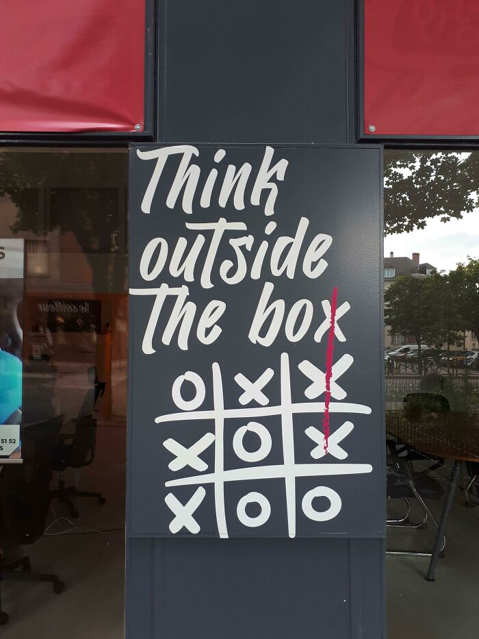 poster - 5 os All Think outside The box oxx Xox X100 51 52 S