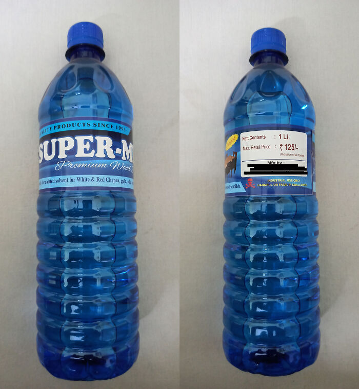 bottled water - Products Since 1997 Nett Contents Super 1 Lt. Mar. Retal Price 125. Premium Wood Mifarba lated solvent for White & Red Chapraga Industrial Use Only Harmful Or Fatalit Swallonbo dapat