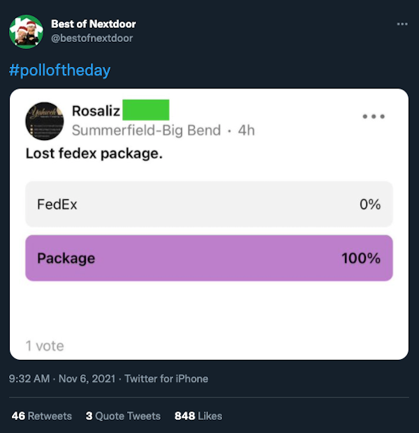 20 WTF Posts From The Nextdoor App