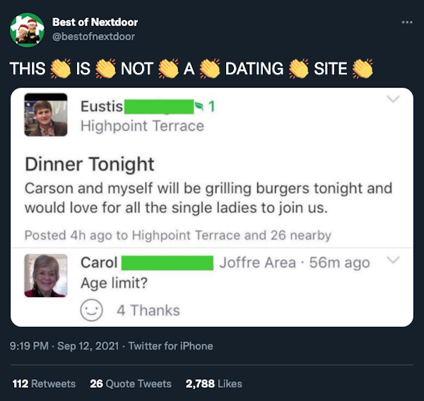 20 WTF Posts From The Nextdoor App