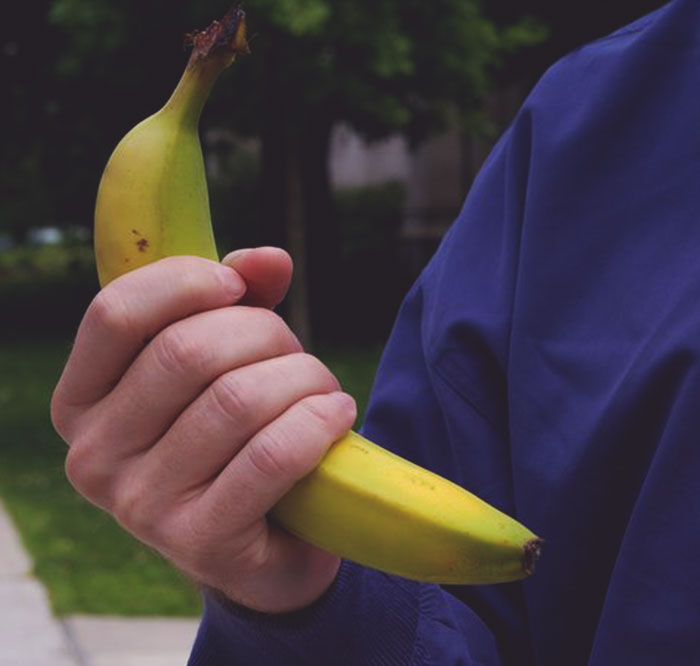 If a kid ever hands you a banana, you answer it like a telephone.