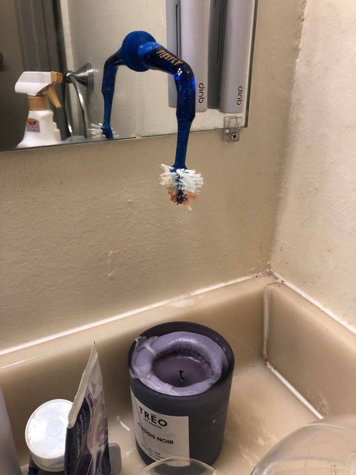 “I melted my son’s toothbrush...”