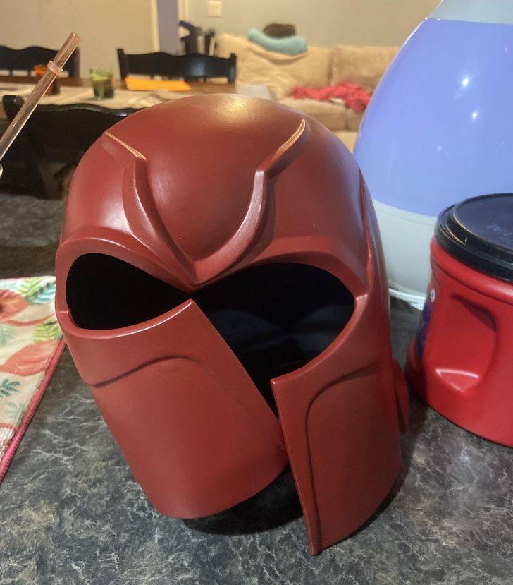 “Got my ’Magneto’ helmet from Amazon.”