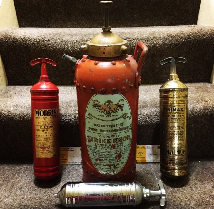 Modern-day fire extinguishers are so underwhelming compared to these beauties from the ’60s.