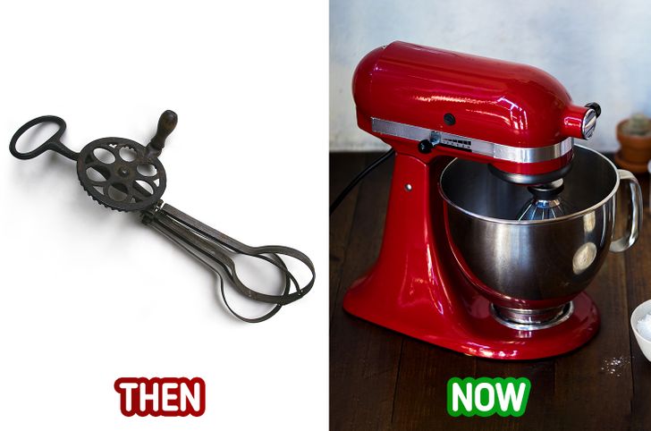 ralph collier egg beater - Then Now