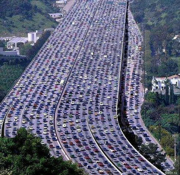 The China Highway 110 Traffic Jam lasted more than 10 days. Most cars moved at an estimated pace of 1 km per DAY