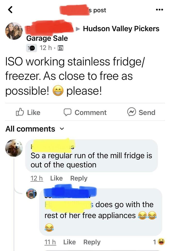 icon - ... s post Hudson Valley Pickers Garage Sale 12 h. Iso working stainless fridge freezer. As close to free as possible! please! 0 Comment Send All V So a regular run of the mill fridge is out of the question 12 h s does go with the rest of her free…