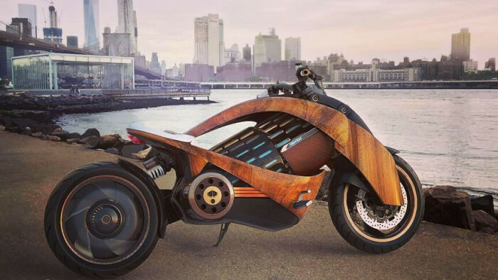 A Bada** Looking Motorcycle That's Electric