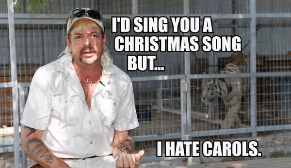 unlucky people - funny fails - girl loves christmas - I'D Sing You A Christmas Song But... I Hate Carols.