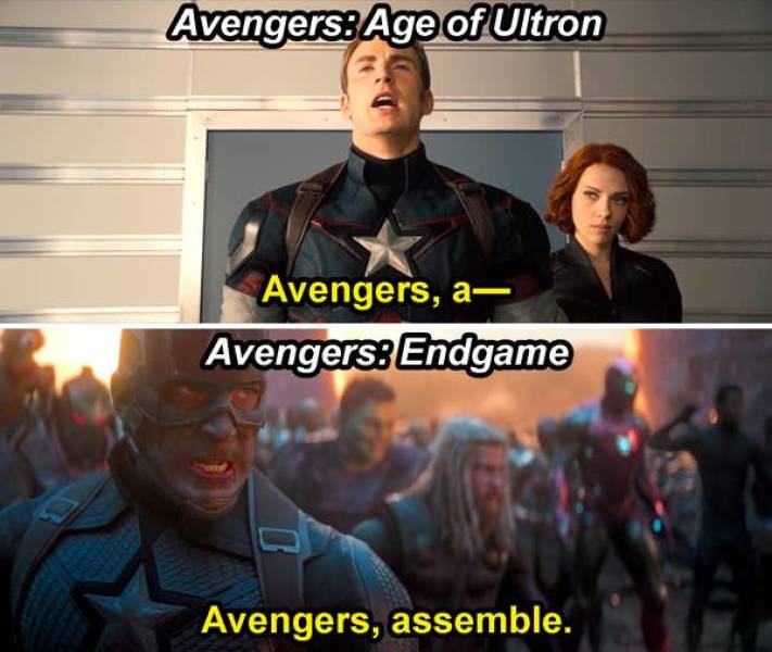 marvel references - Avengers Age of Ultron Avengers, a Avengers Endgame Avengers, assemble.