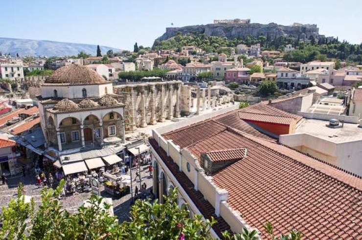 "In Athens, all of Monastiraki Market near the Acropolis is filled with tacky tourist shops with overpriced, poor quality souvenirs. Not to mention there are tons of pick pockets in the square and the narrow roads around it. Don't bother stopping here."