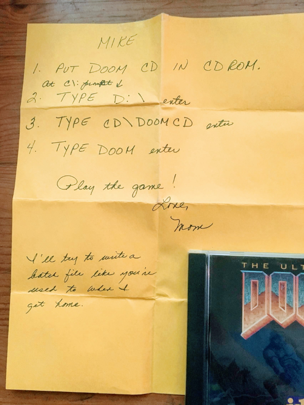 cool things - doom - Mile 1. Put Doom Cd In Corom. at al pempt & 13 Type Dil enter. 3 Type Cd\Doom Cd 4. Type Dooh exter Play the game Love, V'll try to write a batel fill you're The Ult back to get tone