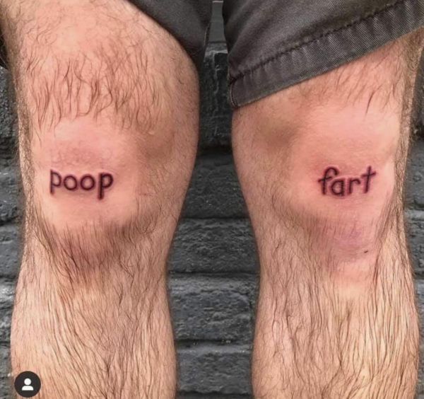 terrible tattoos - arm - fart