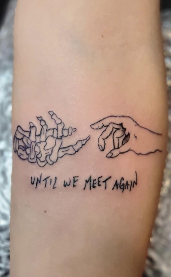 terrible tattoos - tattoo - Until We Meet Again