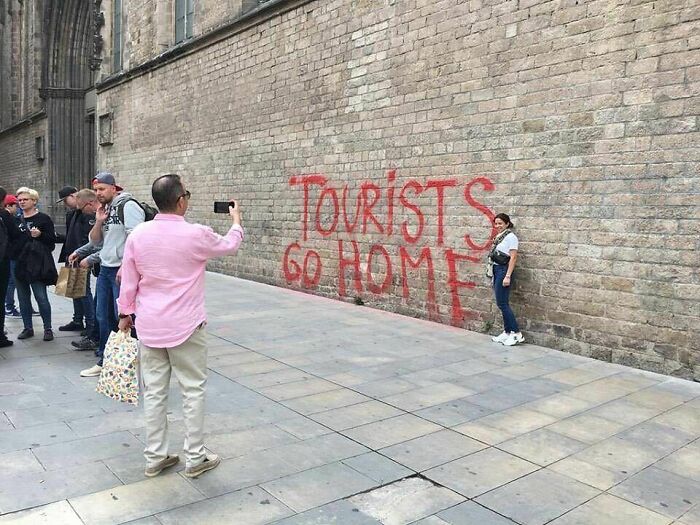 dystopian society things - tourists go home - Tourists 60. Home