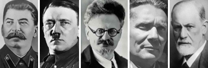 strange facts from history  - hitler stalin freud vienna - 1