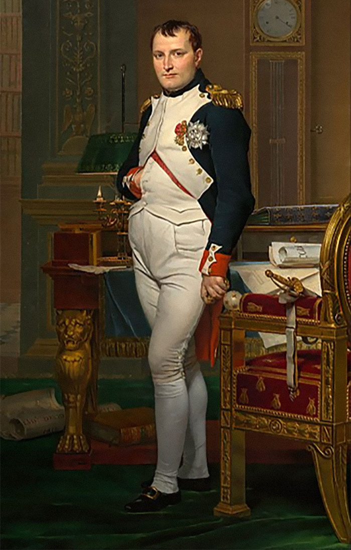strange facts from history  - emperor napoleon in his study