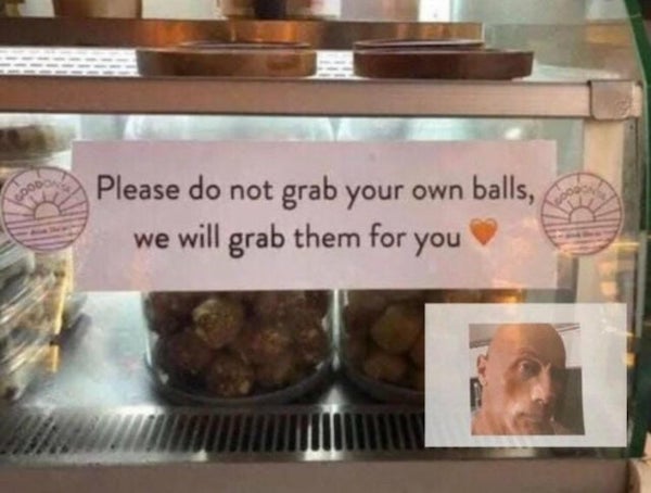 please do not grab your own balls we will grab them for you - Pod Please do not grab your own balls, we will grab them for you