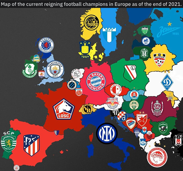 educational charts - columbus crew - Map of the current reigning football champions in Europe as of the end of 2021. Bodo 1923 Register al Ben 1964 Wanted City Kami 3 Redbu B Losc Dgrad Scp Eporting Cito co pog SweUCK V Isiralar Cz Cz