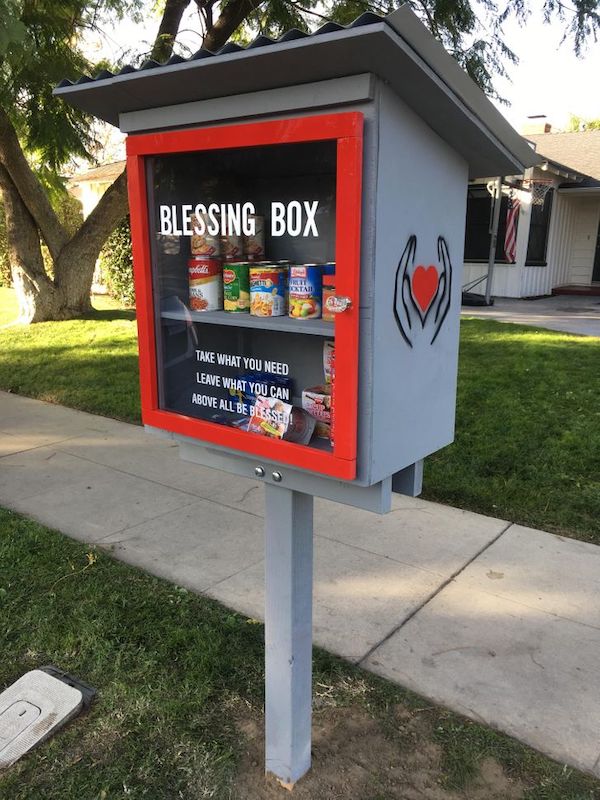 signage - Blessing Box w Ontai Take What You Need Leave What You Can Above All Be Bless