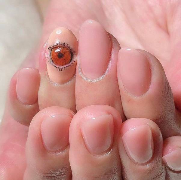 “This nail art that my friend did”