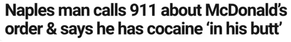 29 Crazy Headlines From Florida Man.