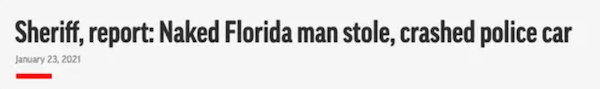 29 Crazy Headlines From Florida Man.