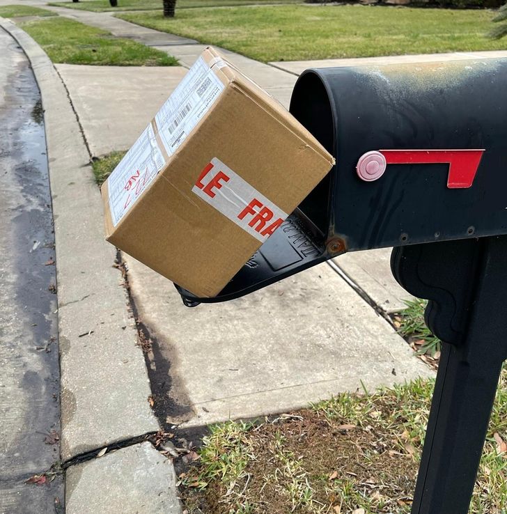 “Package has been delivered safely.”