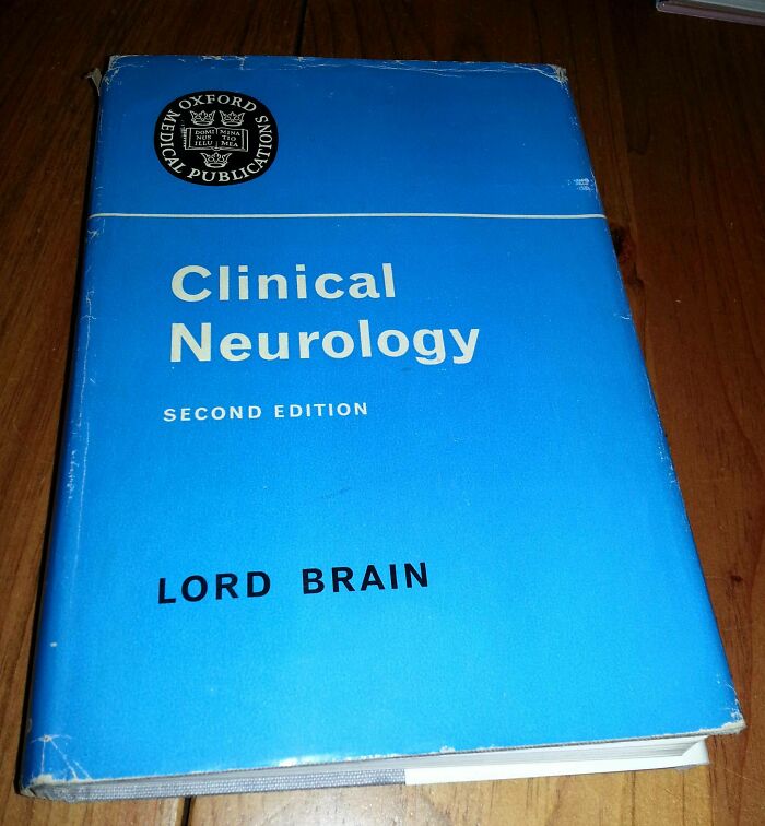 awful names - clinical neurology lord brain - Oxford Medical Dom Mina Nus Ti Illu Meea Publicas Clinical Neurology Second Edition Lord Brain