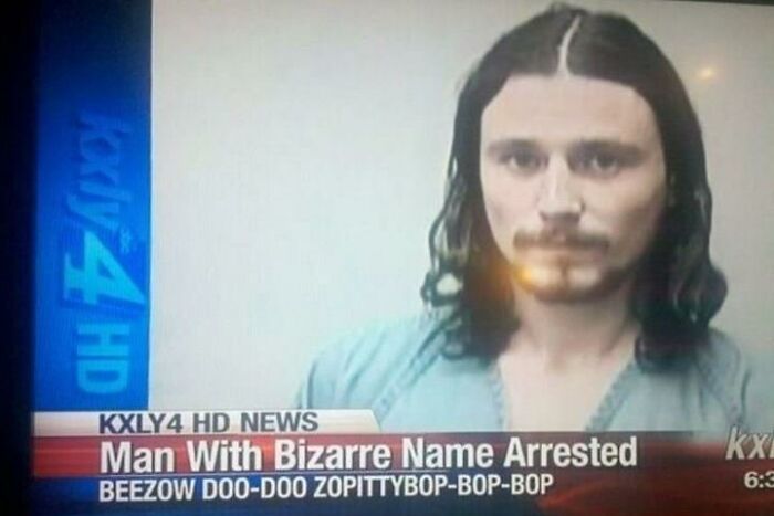awful names - man with bizarre name - kxly 4HD KXLY4 Hd News Man With Bizarre Name Arrested Beezow DooDoo ZopittybopBopBop kx