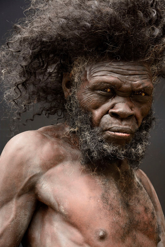Fascinating Photos - A reconstruction of what the world’s first modern human looked like from around 160,000 years ago. (Moesgaard Museum, Denmark)