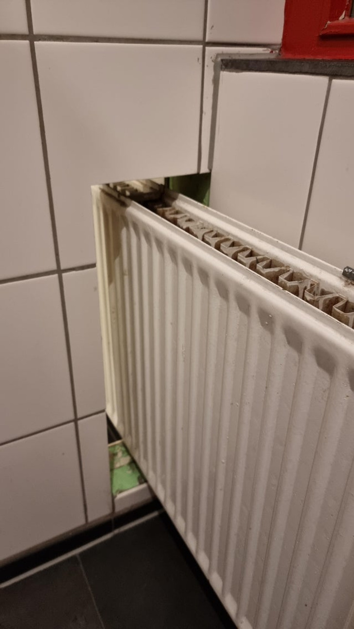 “Half and half radiator...”