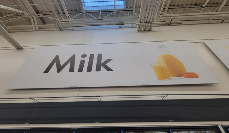 “My daughter noticed this. Not Milk.”