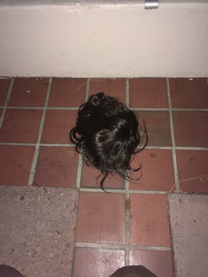 housekeepers - cleaners - maids - secrets - wig on the floor
