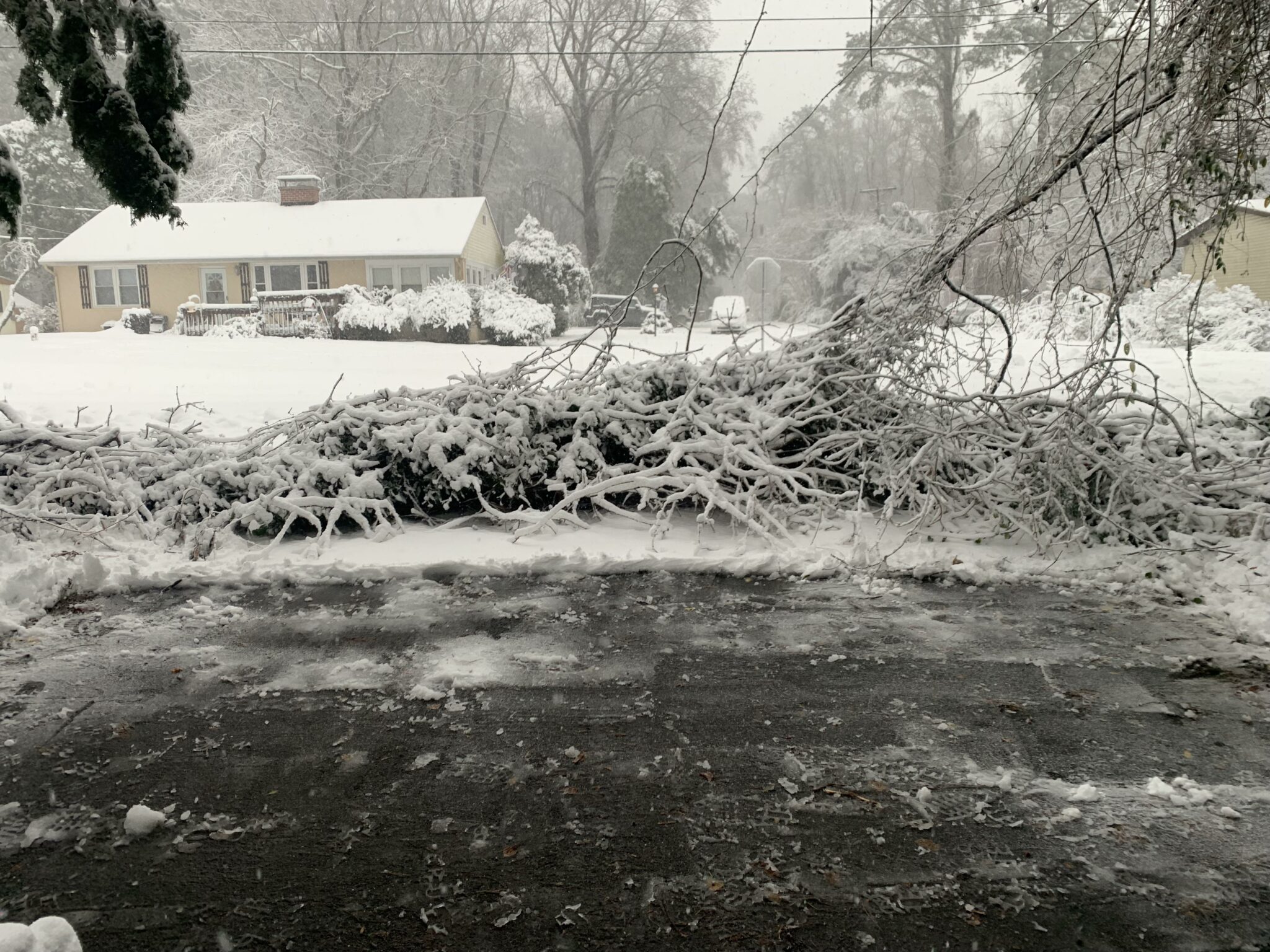 My boss sends me a text message and asks me to come in during a snowstorm. You expect me to chainsaw my way out of my driveway as part of my morning commute? Kick rocks.