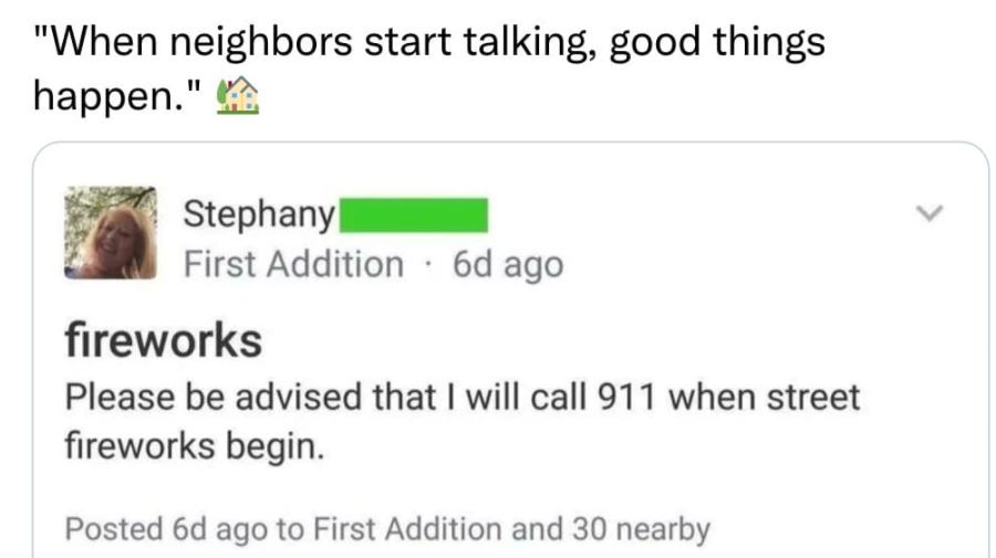 35 WTF Posts From The Nextdoor App.