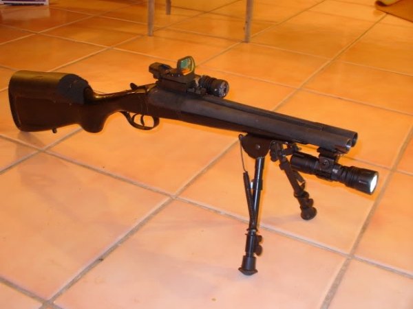 wtf weapons - tacktical double barreled shotgun