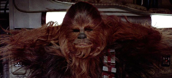 Star Wars Facts - Chewie’s roar is the combination of a badger, lion, seal, and walrus.