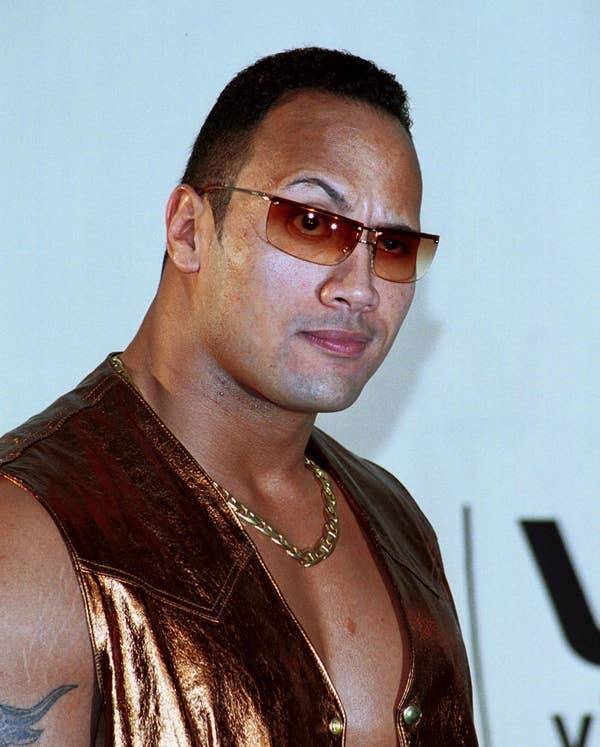 The Rock then: