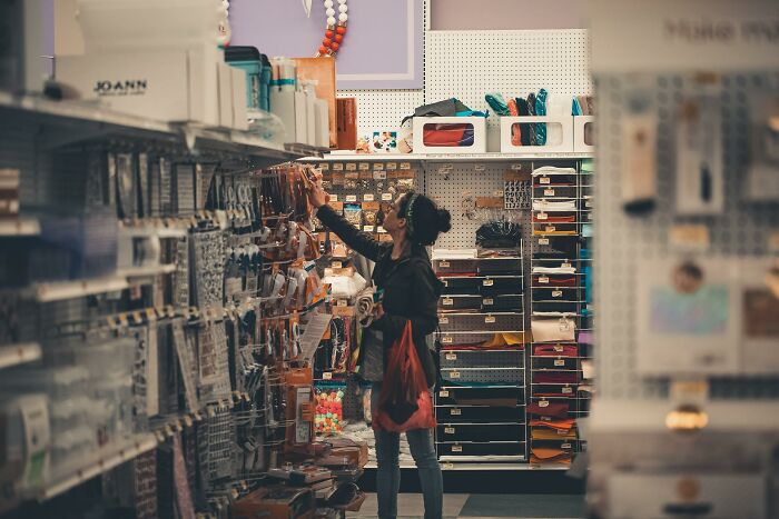 "Does this room go all the way to the back wall over there?"

She pointed a finger out towards the end of the shop-floor, past all the shelves and merchandise.

"That white wall? The one furthest away at the end of the room? Yes."

"That is part of the room too?"

"Yes, this room contains all of itself."

"Thank you."

".... what the f*ck just happened?"