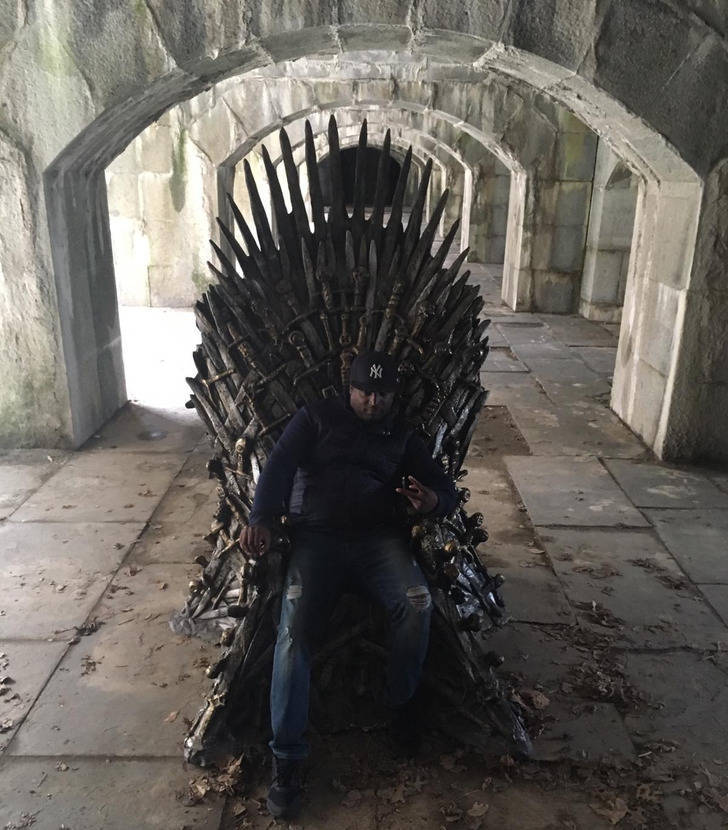 ’’I found one of the hidden iron thrones 2 miles from my job.’’
