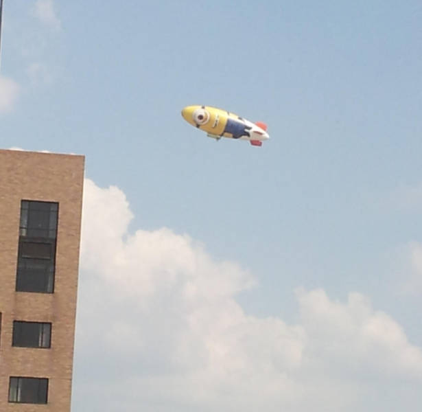 ’’I saw this floating by my office window.’’