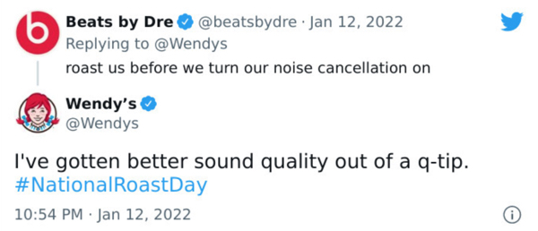 savage wendys roasts - me no study me - Beats by Dre roast us before we turn our noise cancellation on Wendy's I've gotten better sound quality out of a qtip.
