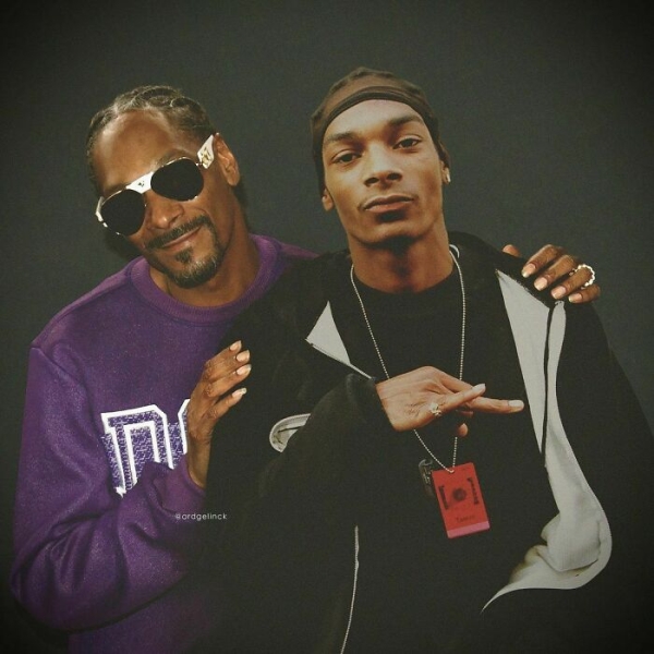 Celebs young and old version - dr dre and snoop dogg