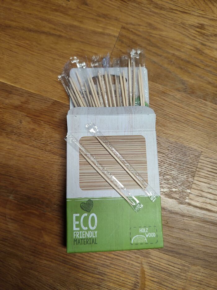 interesting things - fascinating finds -  holz wood eco toothpicks