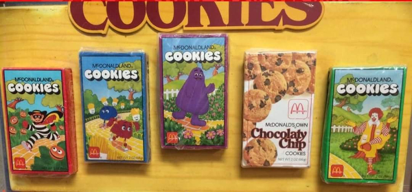 80s nostalgia pics - mcdonalds cookies 2000 - Un Mcdonaldland COOKies Mcdonaldland. Cookies Medonaldland Cookies Mcdonaldland Cookies M Mcdonalds Own Chocolaty Chip Cookies