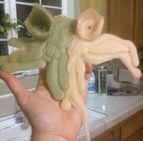 “These candles melted together and formed Cthulhu.”
