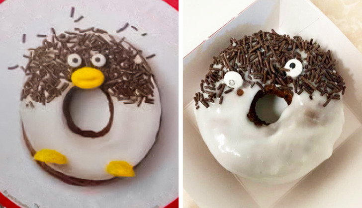 “I just wanted to get a cute donut for my daughter.”